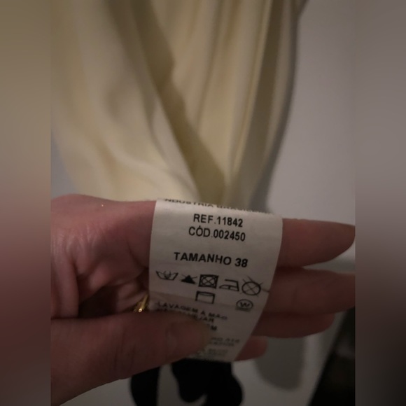 3 for $25 sz38 cream/black bodysuit - Picture 4 of 5